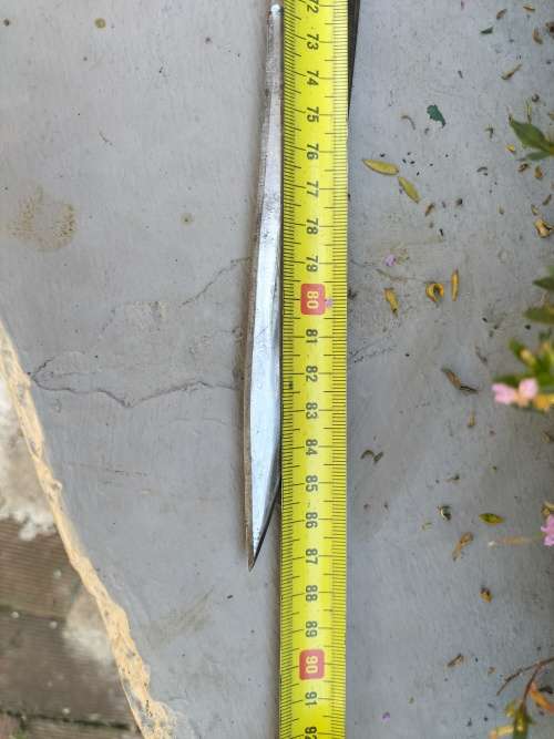 Antique Tulwar Sword with Scabbard South Indian/ Indo Persian Possibly 18/19 Centuary