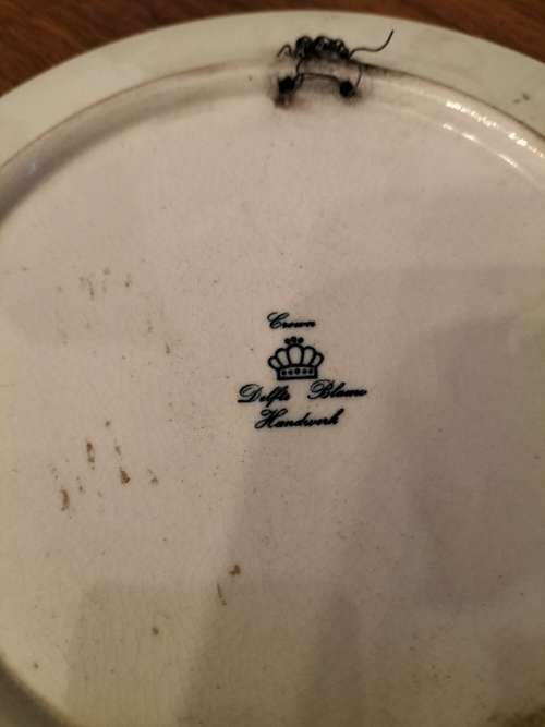 Crown Delft  Plate