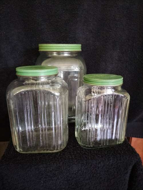 Vintage Storage Jars x 3