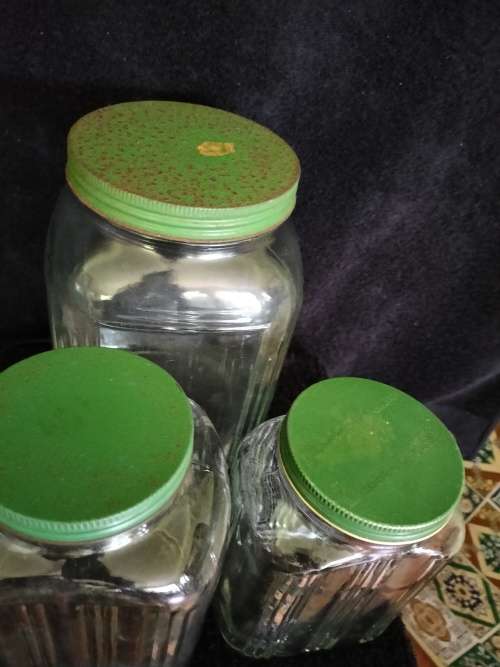 Vintage Storage Jars x 3