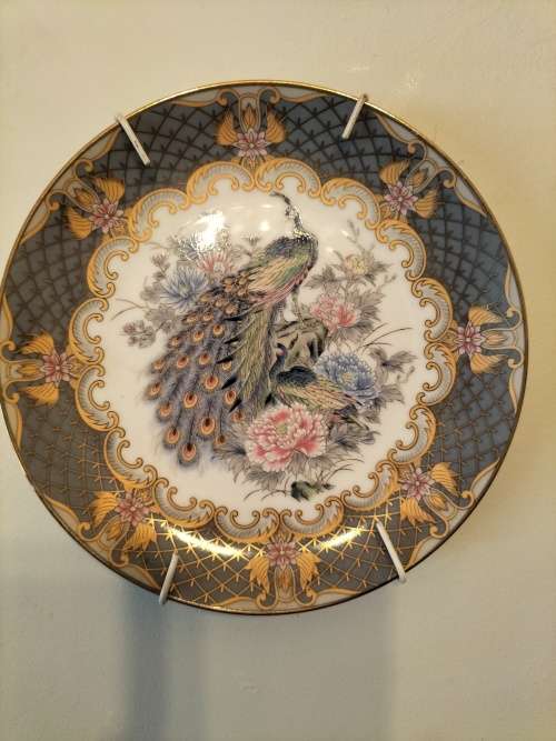 Small Imari Plate With Peacocks