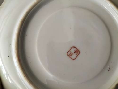 Japanese Kutanu Dragon Ware Tea Set Geisha Girls Lithophanes Moriage 21 pieces