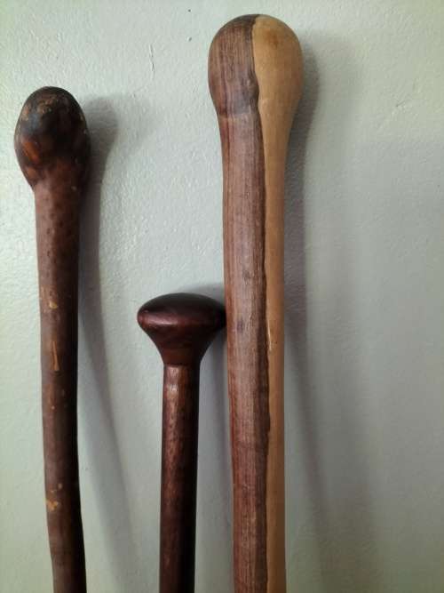 Set of 3 X Walking Sticks