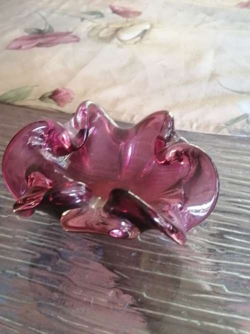 Pink Murano Ashtray