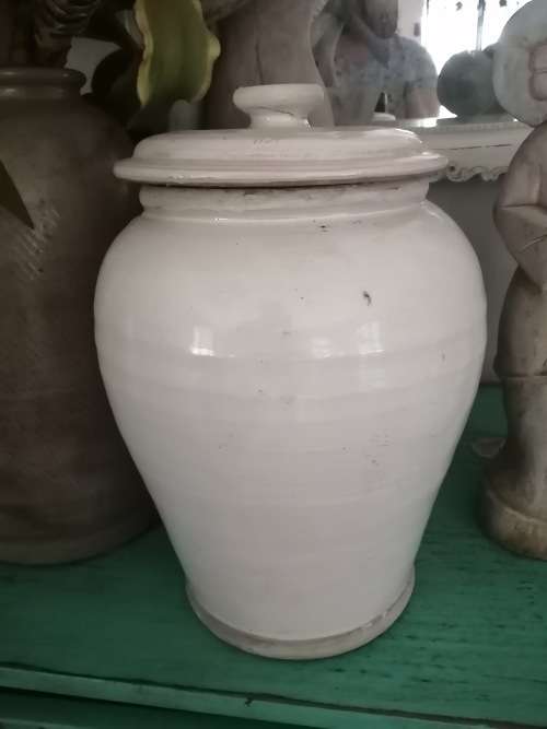 Large Pottery Ginger Jar