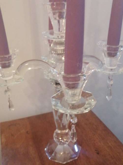 Crystal 5 Arm Candelabra