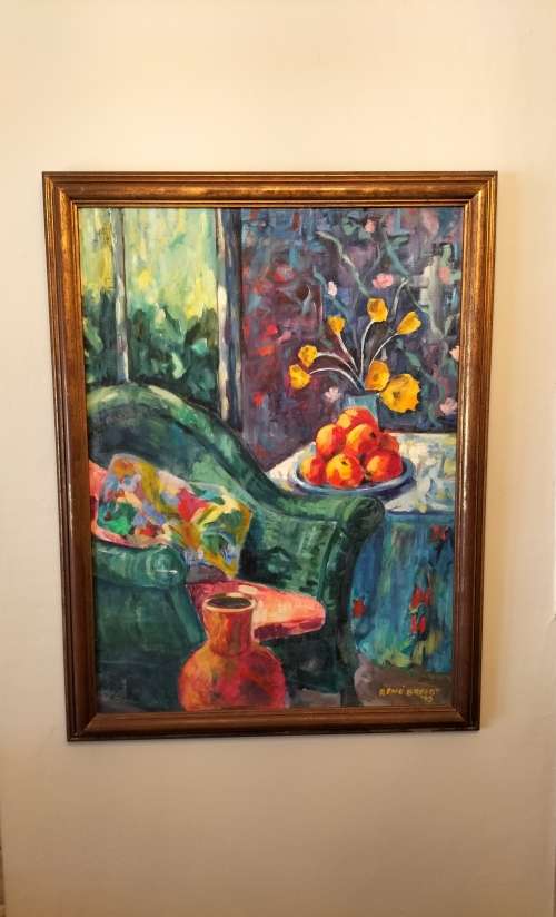 Framed SA Artist René Breedt Still life Painting