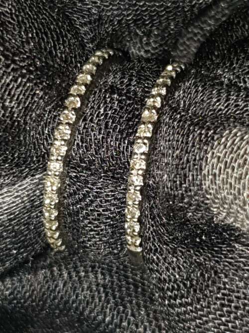 9ct White gold bands set