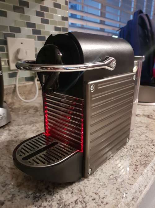 Nespresso Pixie Automatic Espresso Machine - titanium