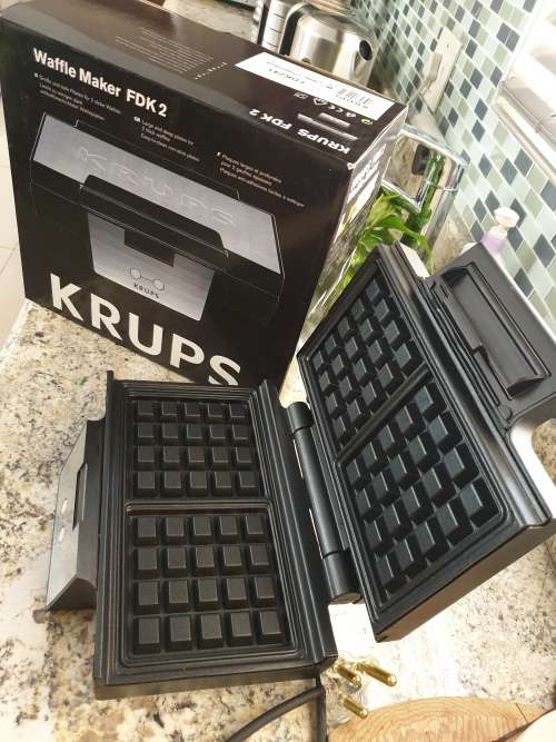 Krups waffle maker, non stick