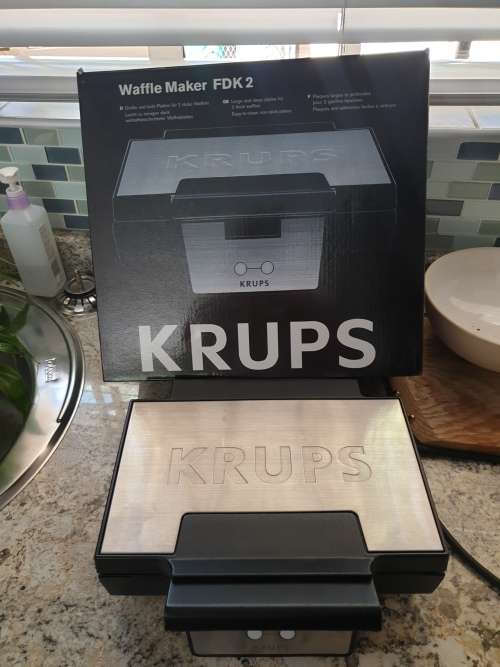 Krups waffle maker, non stick