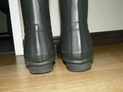 Hunter boots original matt black adjustable (size 7)