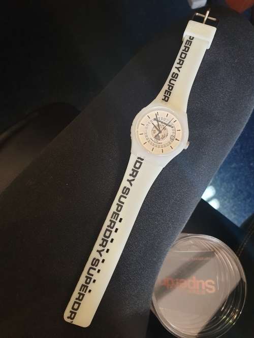 Superdry Urban Semi Opaque White Watch - UNISEX