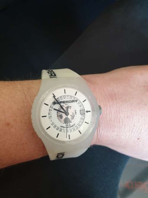 Superdry Urban Semi Opaque White Watch - UNISEX