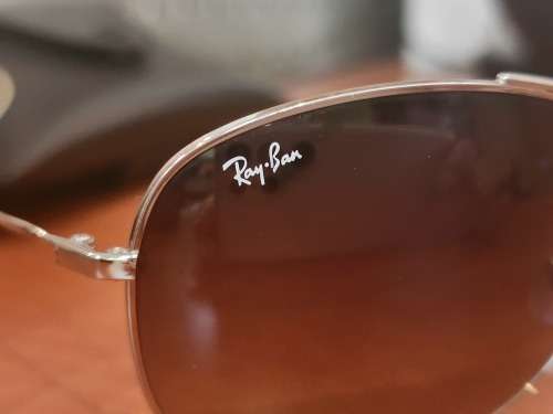 Ray-Ban Rb3293 Metal Aviator Sunglasses, silver frame