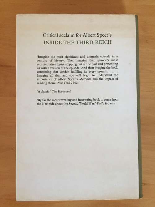 The Slave State & Spandau - The Secret Diaries, by Albert Speer.