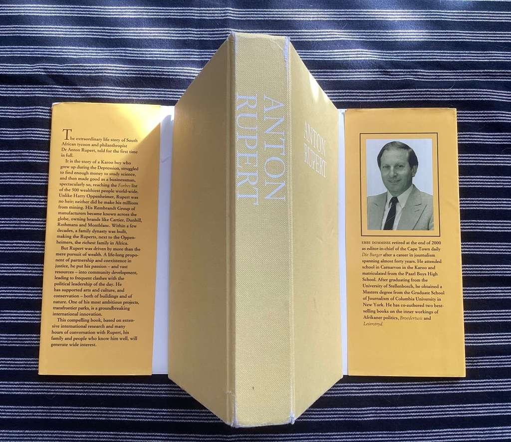 Anton Rupert and Harry Oppenheimer. Two books for the price of One.