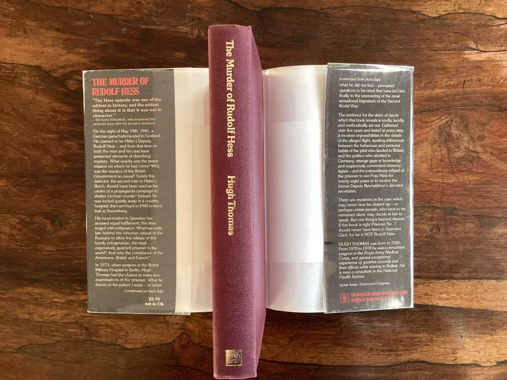 The Murder of Rudolph Hess, hardcover by Hugh Thomas.