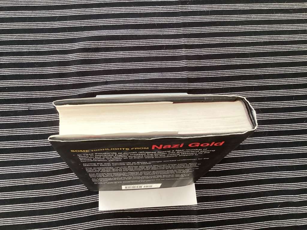 Nazi Gold by Tom Bower. First Edition Hardback, in a Good condition.