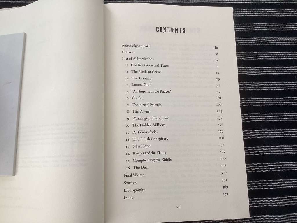 Nazi Gold by Tom Bower. First Edition Hardback, in a Good condition.