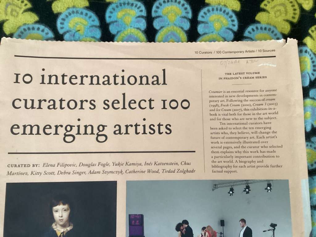 CREAMIER by PHAIDON. Contemporary Art in Culture. 300 pages.