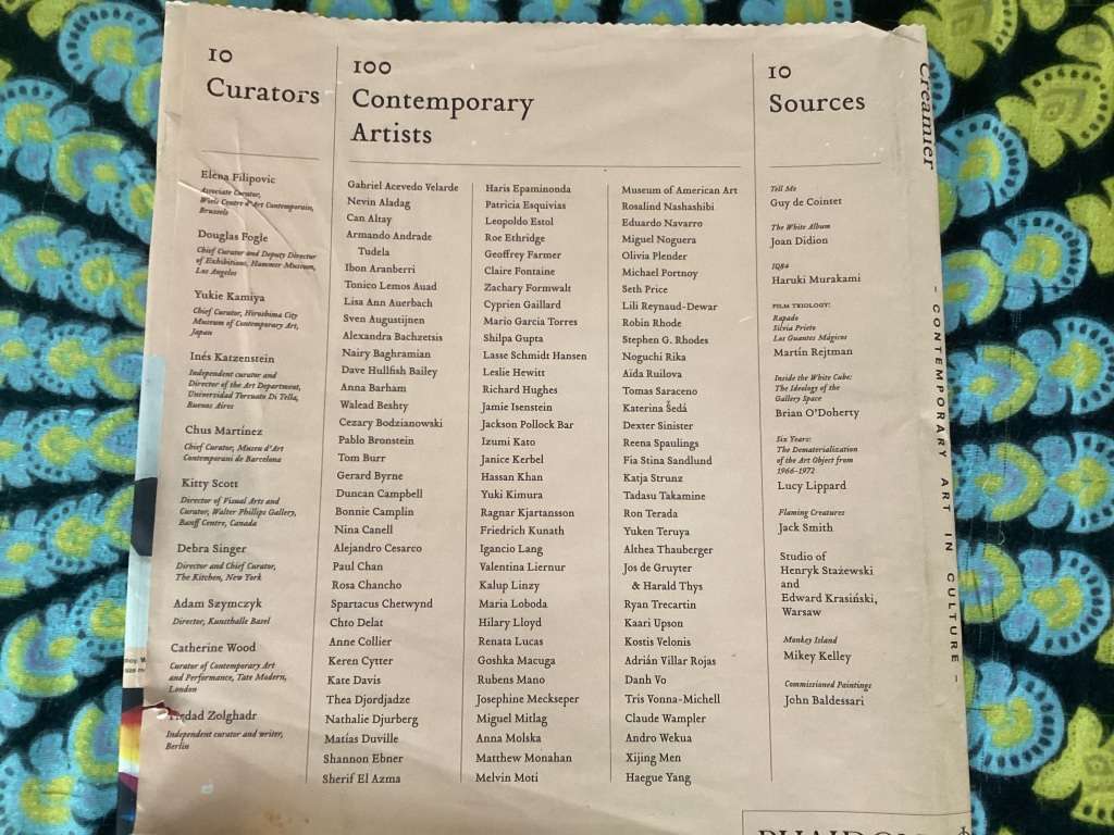 CREAMIER by PHAIDON. Contemporary Art in Culture. 300 pages.