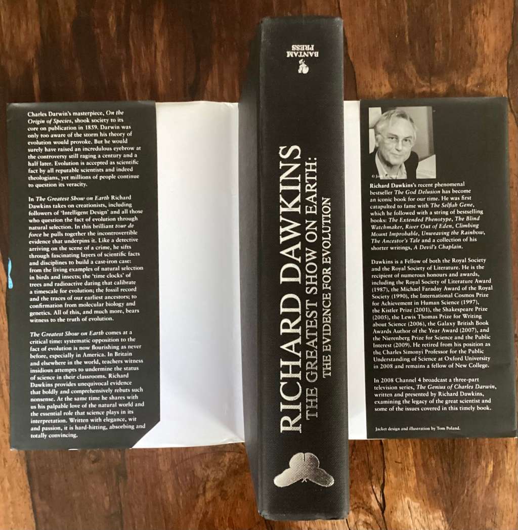 The Greatest Show On Earth. Hardback by Richard Dawkins.