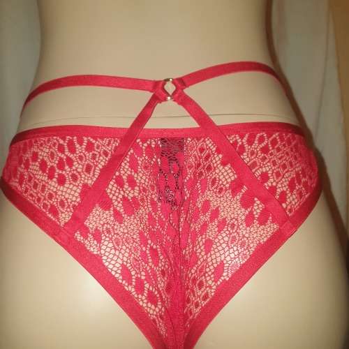 Victoria's Secret Brazilian Snake Lace Thong