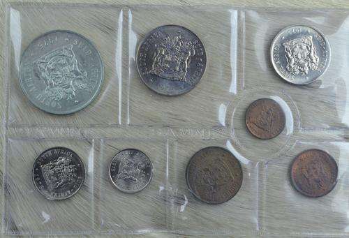 1975 Uncirculated SA Mint Set - Silver R1 - Silver Rand