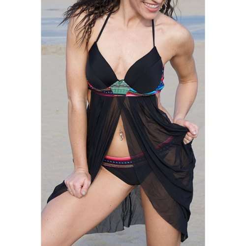 Women's Sexy Halterneck Print Swimwear - 2 PIECE BIKINI