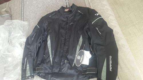 Black Bikers nylon fabric Jacket for sale (XXXL)