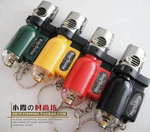 Camping wind resistant flame lighter