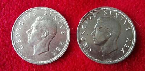 5 Shillings coins 1952 (2)