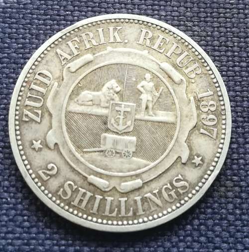 ZAR 2 Shillings, 1897