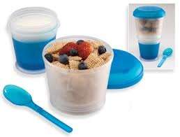 CEREAL TO GO! CONVENIENT AND COMPACT! A MUST HAVE!!!