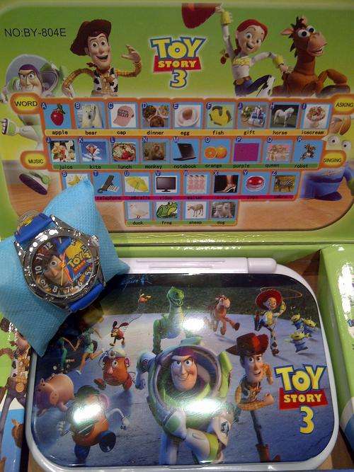 TOY STORY 3 BABY LAPTOP - INTELLIGENT LEARNING GAME PLUS FREE WATCH!!!