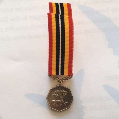 Southern Africa medal miniature