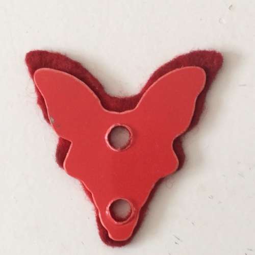 Intelligence badge backing