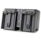 MH-26 Dual Slot Battery Chargintg Dock for Nikon D4 / D3 / D2 - Black (AC 100~240V)