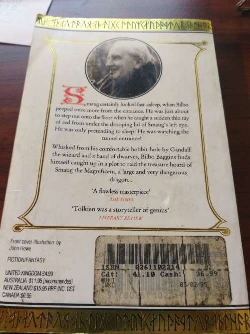 The Hobbit Reading Books JRR TOLKEN THE HOBBIT BOOKS BOOKS