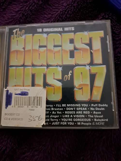 The Biggest Hits of 97 music cds