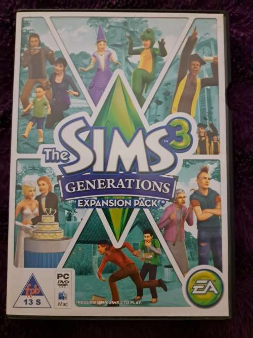 PC GAMES The Sims 3 Generations Expansion Pack PC DVD