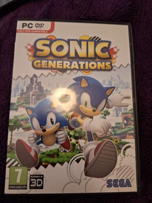 Gaming and Games  PC GAMES Sonic Generation Sega PC GAME