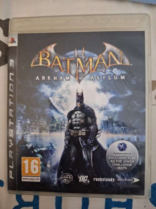 PS3 GAMES Batman Arkham Asylum PS3 GAMES DISK