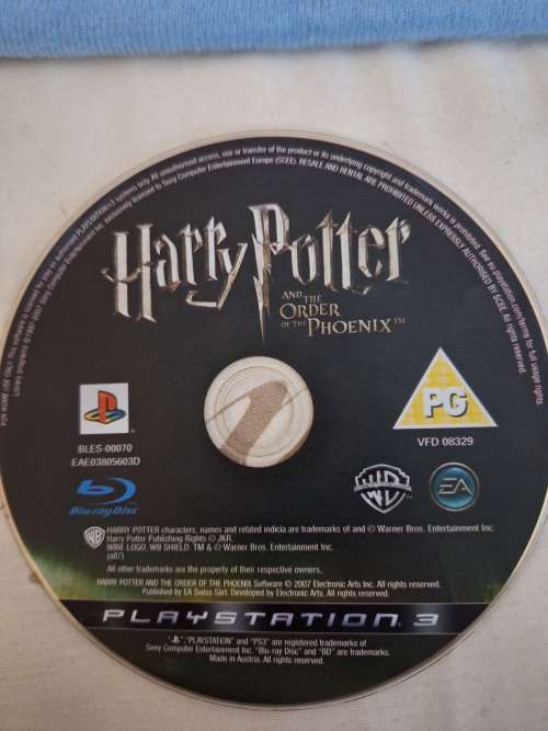 PS3 GAMES Harry Potter and the order of the Phoenix PS3 PLAYSTATION 3