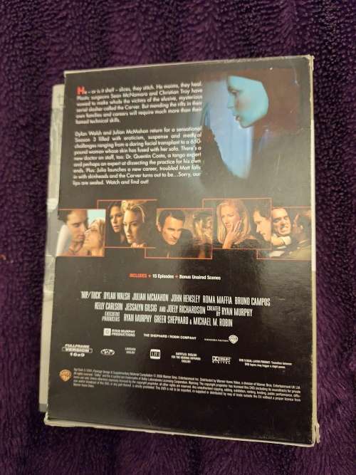 Movies and Television DVD MOVIES Nip Tuck Season 3  DVD movies