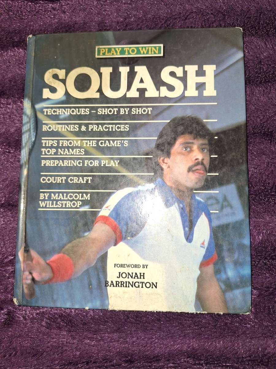 Books Play Ro Win Squash Sports Book vintage reading.
