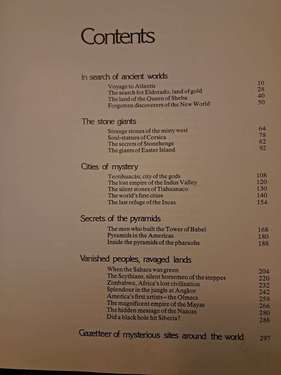 VINTAGE Books The World`s Last Mysteries