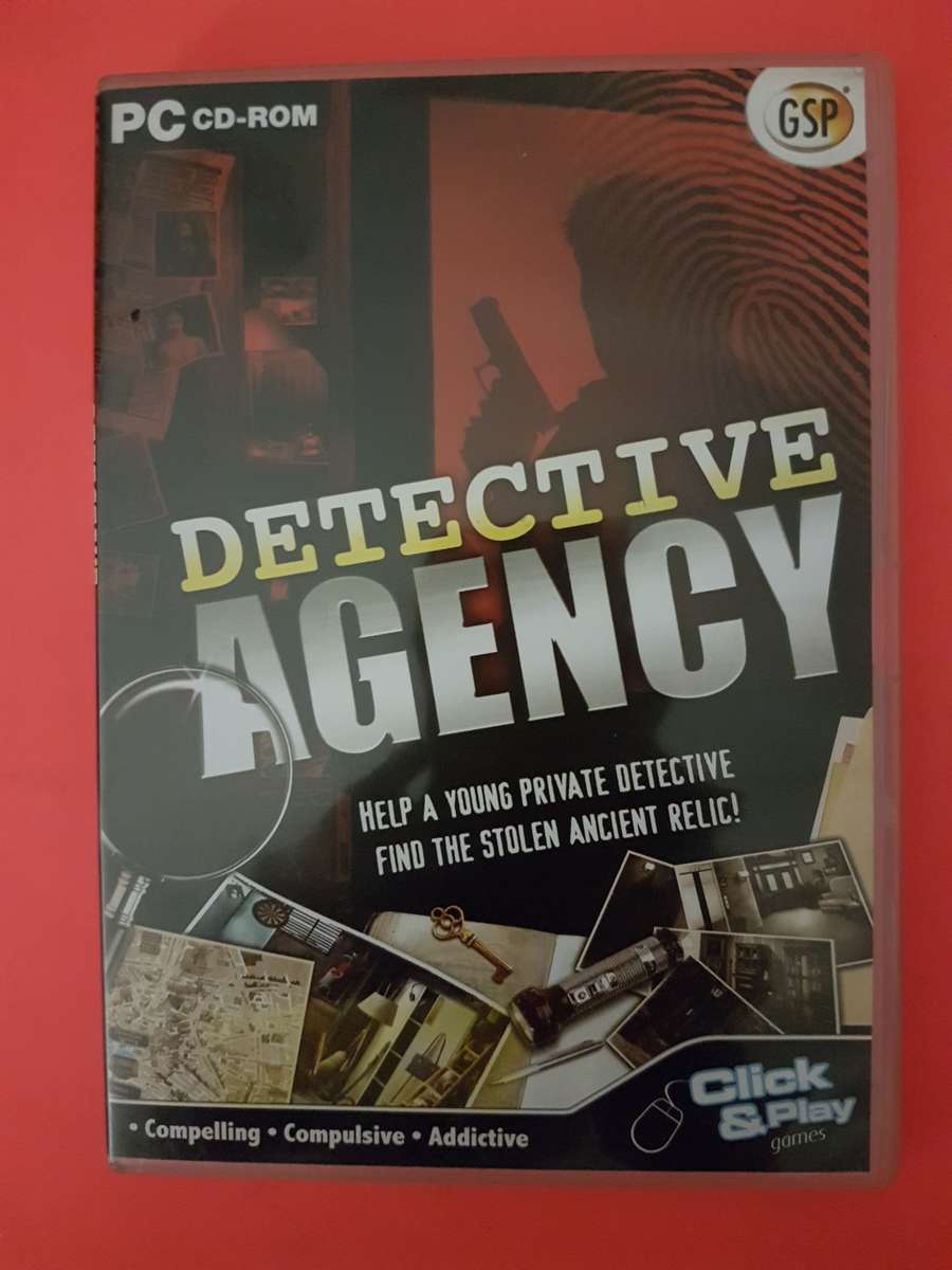 PC Games Detective Agency PC CD Rom