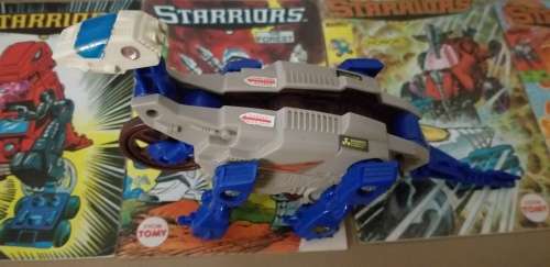 1985 Starriors Runabout + 4 Mini Comics.